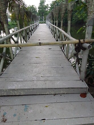কাঠপুল Wooden Bridge (Front view)