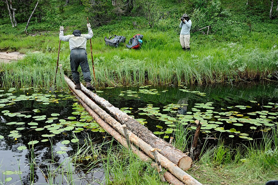 To cross the stream, you first need to build a bridge.