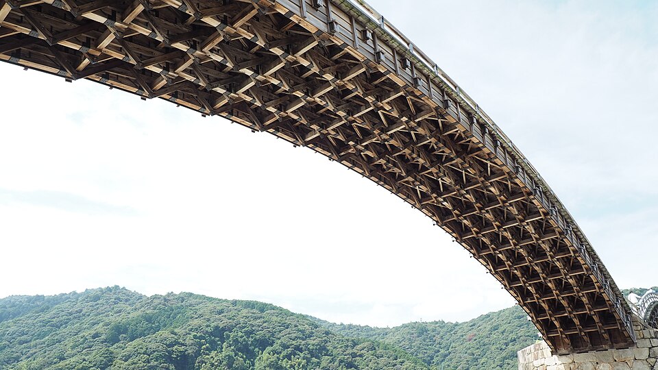 Kintai Bridge in Iwakuni, Japan