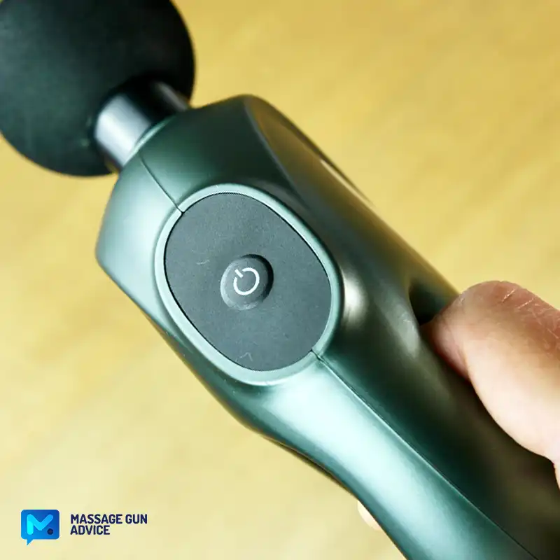 how to reset massage gun