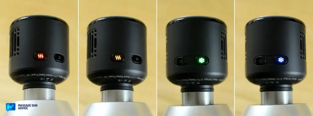 Bob and Brad C2 Pro Massage Gun Review - Hot and Cold Therapy 27 Bob And Brad C2 Pro Heat And Ice Attachment Led Controls