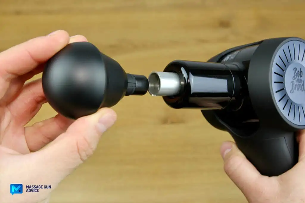 Bob and Brad D6 Pro Review - Less Than Half the Price of Theragun Pro! 5 Bob And Brad D6 Pro Mounting Attachment Head