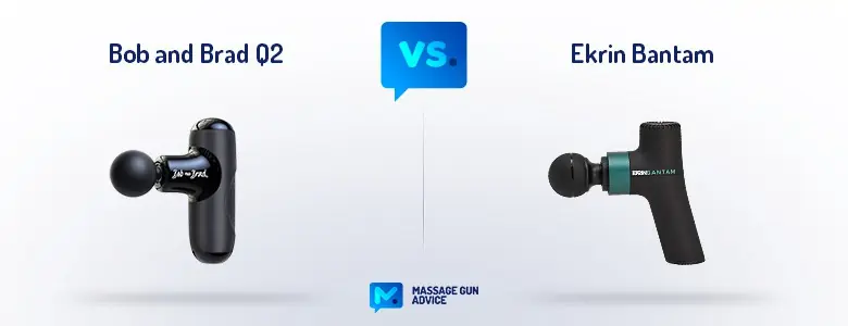 Bob and Brad Q2 Mini Massage Gun Review: Compact, Powerful, and Budget-Friendly 36 Bob And Brad Q2 mini massage gun Vs Ekrin Bantam