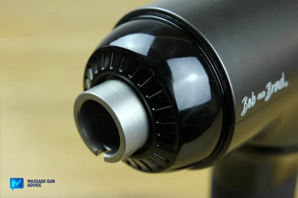 Bob and Bob And Brad T2 Massage Gun Review: Is It a Genuine Upgrade? 20 bob and brad t2 attachments socket - zoom in