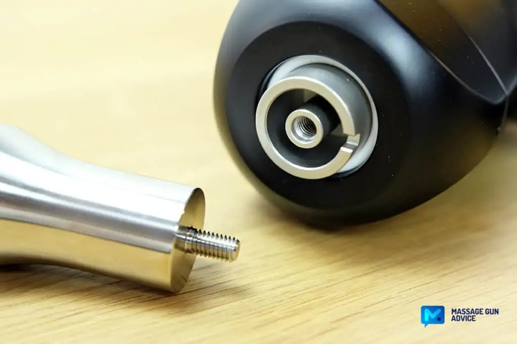 Bob And Brad X6 Pro Massage Gun Review: Better Than A Hypervolt? 27 bob and brad x6 pro screw-on metal head