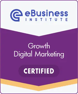 About Us 16 growth digital marketing badge eBusiness Institute
