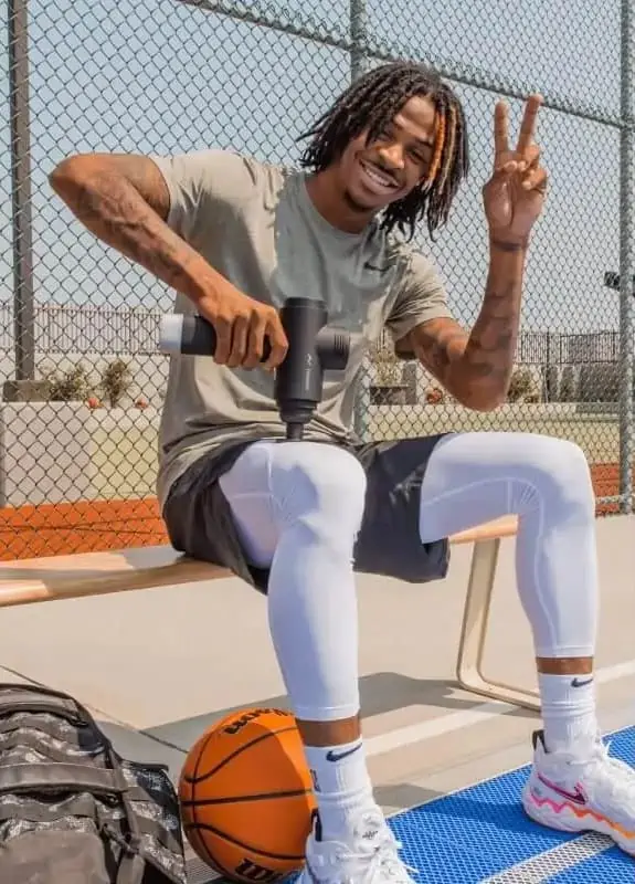 What Massage Guns Does the NBA Use, and Which Ones Do Players Prefer? 4 hypervolt basketball massage gun ja morant