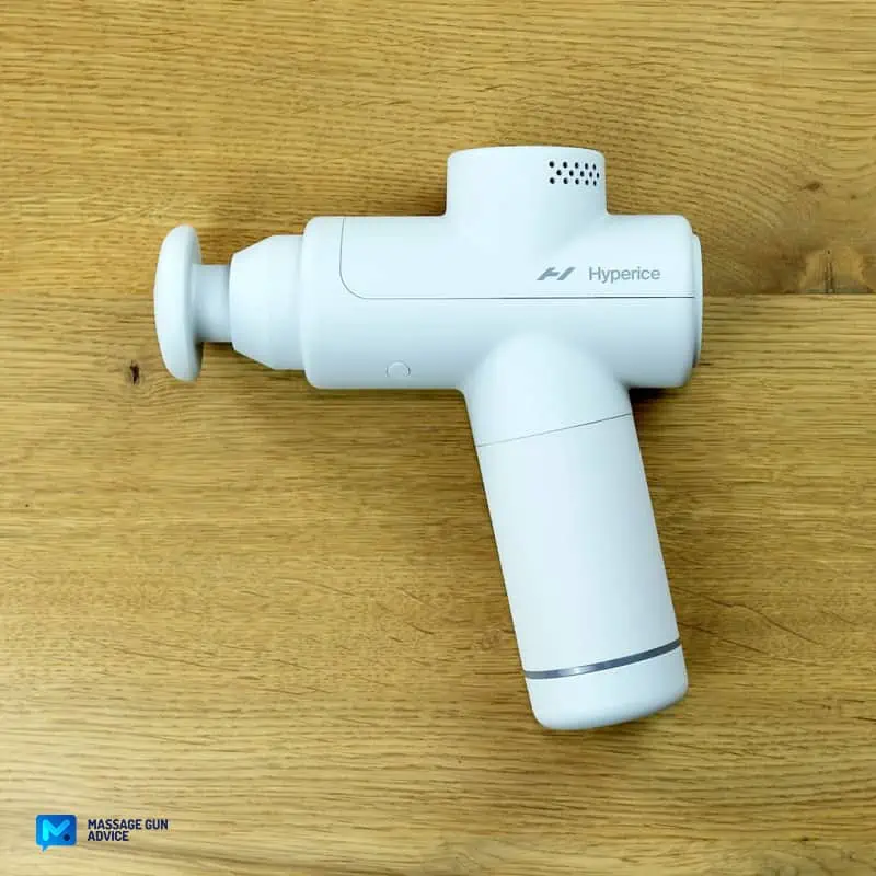 Hypervolt Comparison: Is There The One Best Hypervolt? Perhaps Not? 6 Hypervolt Go 2 Massage Gun Left Side View