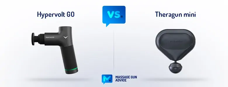 Hypervolt Go vs Theragun mini - Which One is Better? 2 hypervolt go vs theragun mini