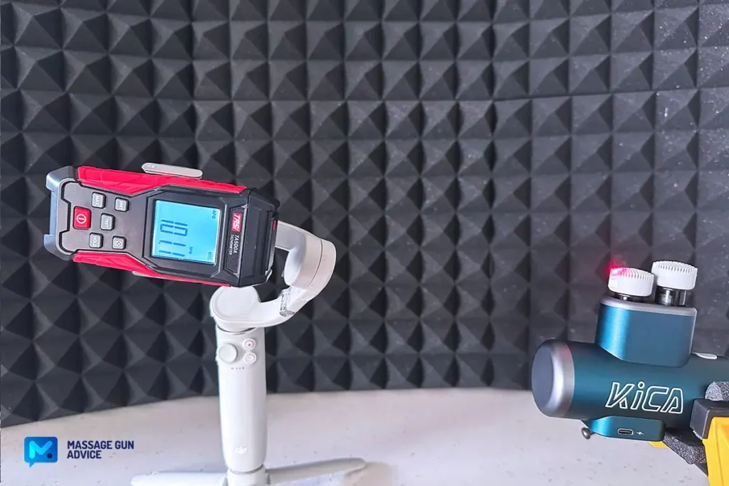 KiCA 3 Review | A Unique Double-Head Massage Gun Design 25 Kica 3 kneading mode: min speed