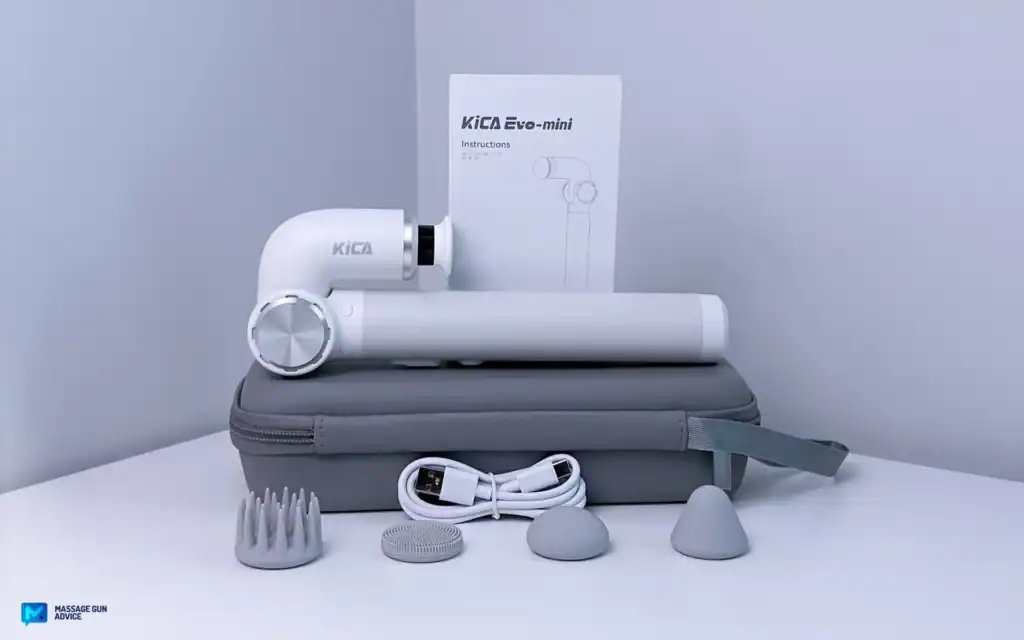KiCA Evo Massage Gun Review - Check Out the 2 Variations 29 Kica Evo Mini Massage Gun Attachments