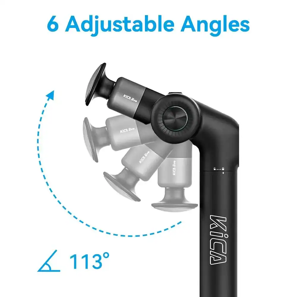 KiCA Evo Massage Gun Review - Check Out the 2 Variations 11 rotating massage gun
