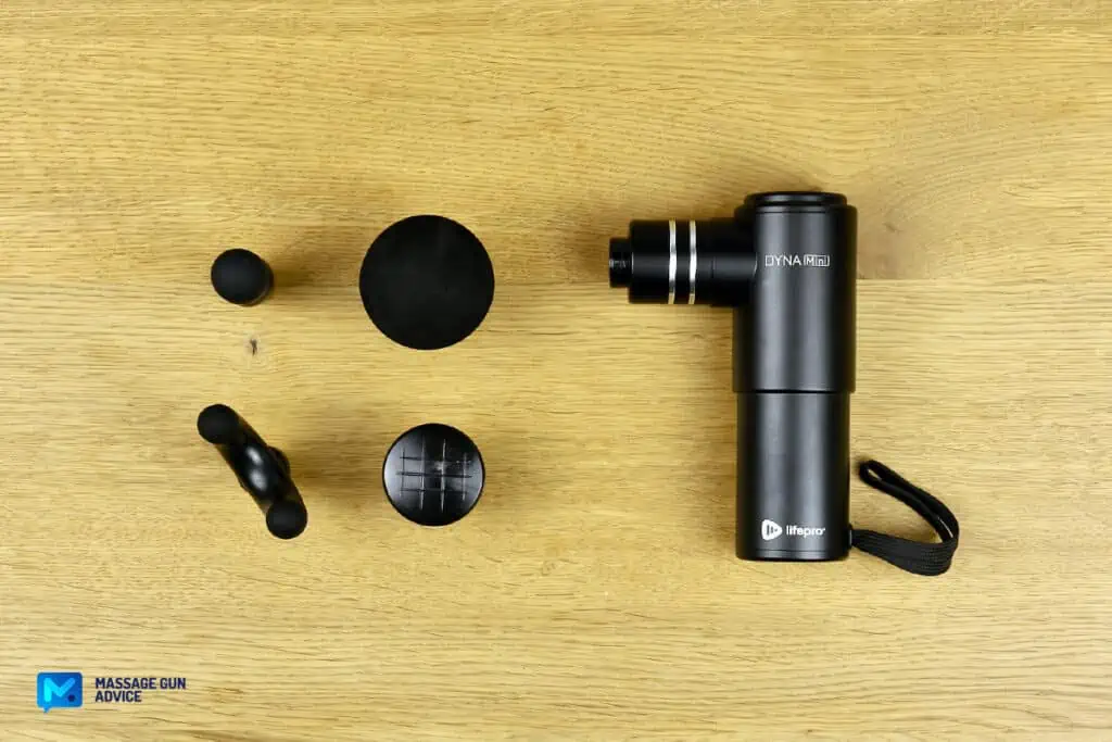 Lifepro Dyna Mini Review - A Well-Executed, Everyday Companion Massage Gun 19 Lifepro Dyna Mini And Attachment Heads