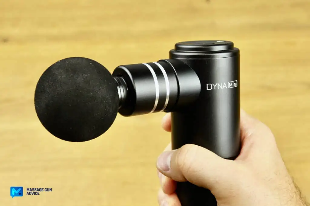 Lifepro Dyna Mini Review - A Well-Executed, Everyday Companion Massage Gun 14 Lifepro Dyna Mini Ball Head