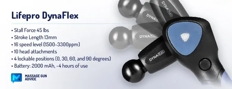 Adjustable Massage Gun - Which One To Buy And How to Choose 21 lifepro dynaflex features
