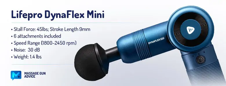 Lifepro DynaFlex Mini Review: The Rotating Massage Gun You Didn’t Know You Needed 1 lifepro dynaflex mini features