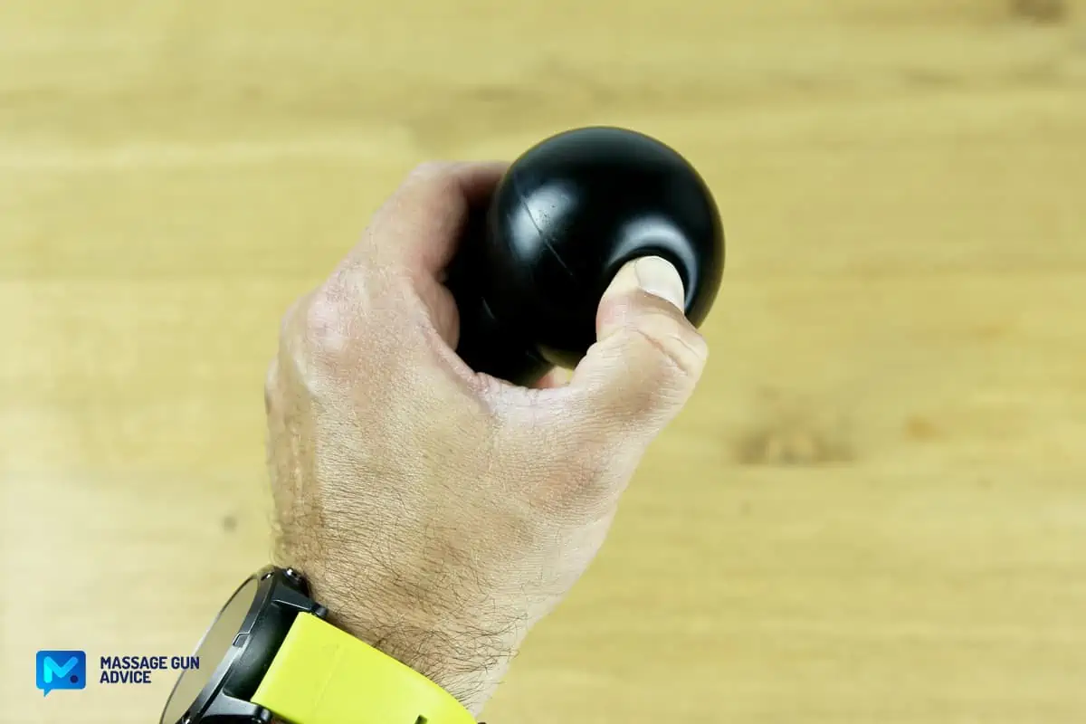 Lifepro DynaFlex Review - Is This Adjustable, Full-Size Gun Any Good? 16 Lifepro DynaFlex soft ball attachment