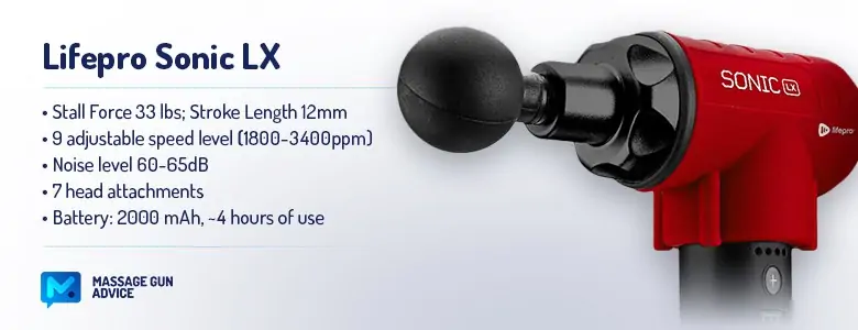 Equine Massager: Equine Owners' Feedback, Reviews and More! 15 equine massage therapy equipment: Lifepro Sonic LX Professional features