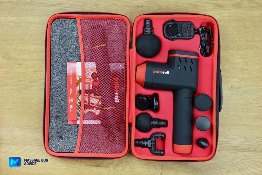 Pulseroll Massage Gun Review - A Decent, Heavy-Duty Percussive Device 4 pulseroll pro carrying case