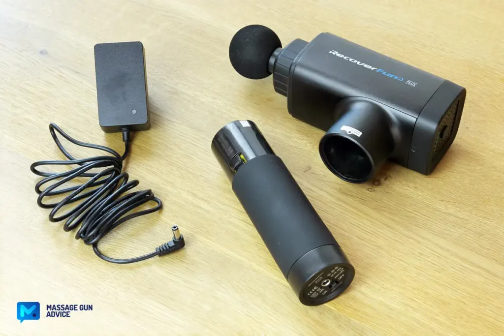 massage gun broken: Removable Battery