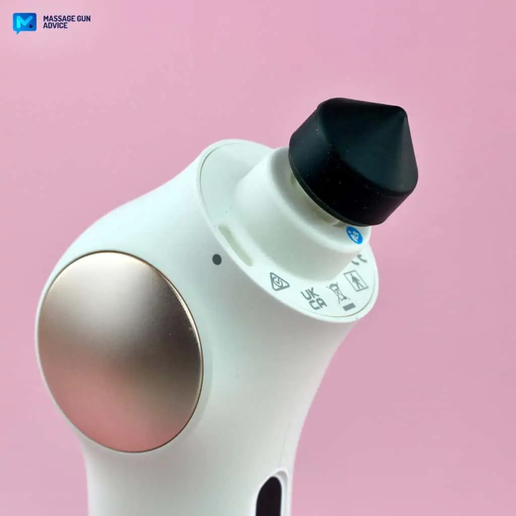 TheraFace PRO Review: The Beauty Massager, Thera Face… And More 24 face massager TheraFace PRO percussive therapy cone head
