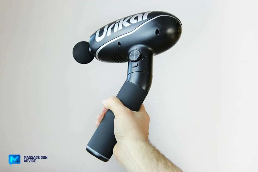 Sportneer Elite D9 Massage Gun Review - It Looks Good But Does It Deliver Where It Matters? 30 urikar pro 2 rotating handle for massaging back muscles